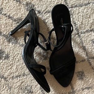 ZARA Black Strappy Heel Sz 10/41 (fit like 9)